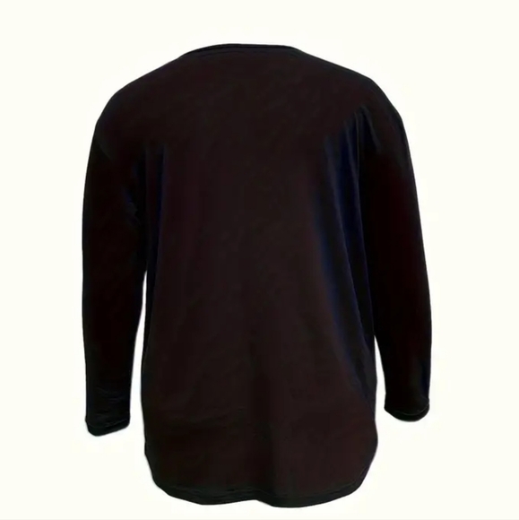 Womens Plus Size Turkey & Gobble Long-Sleeve T-shirt - Picture 3 of 3